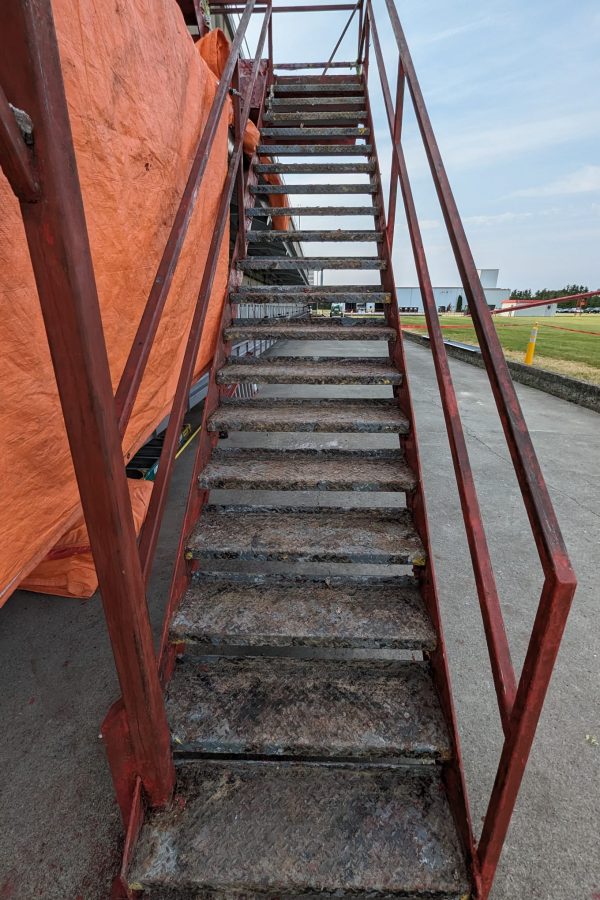 Project stairs before