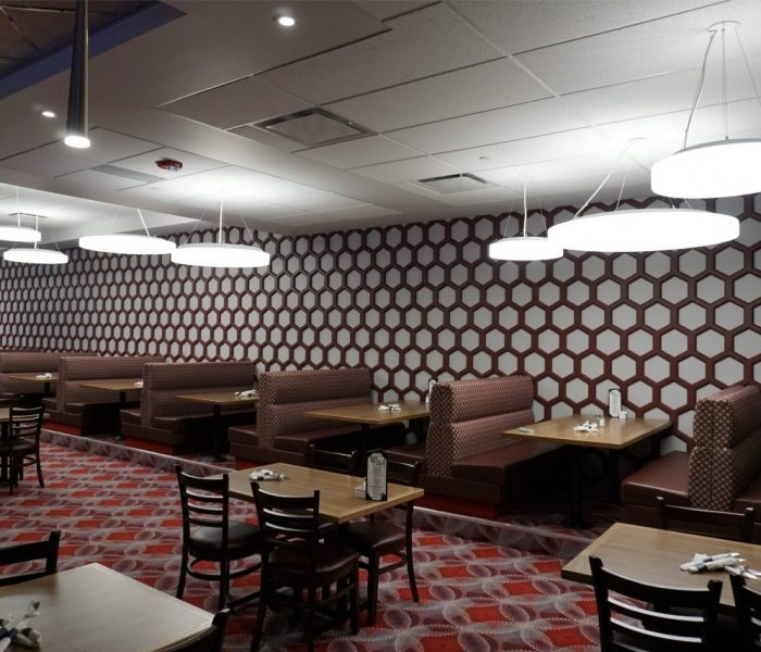 vinyl wall covering installation picture